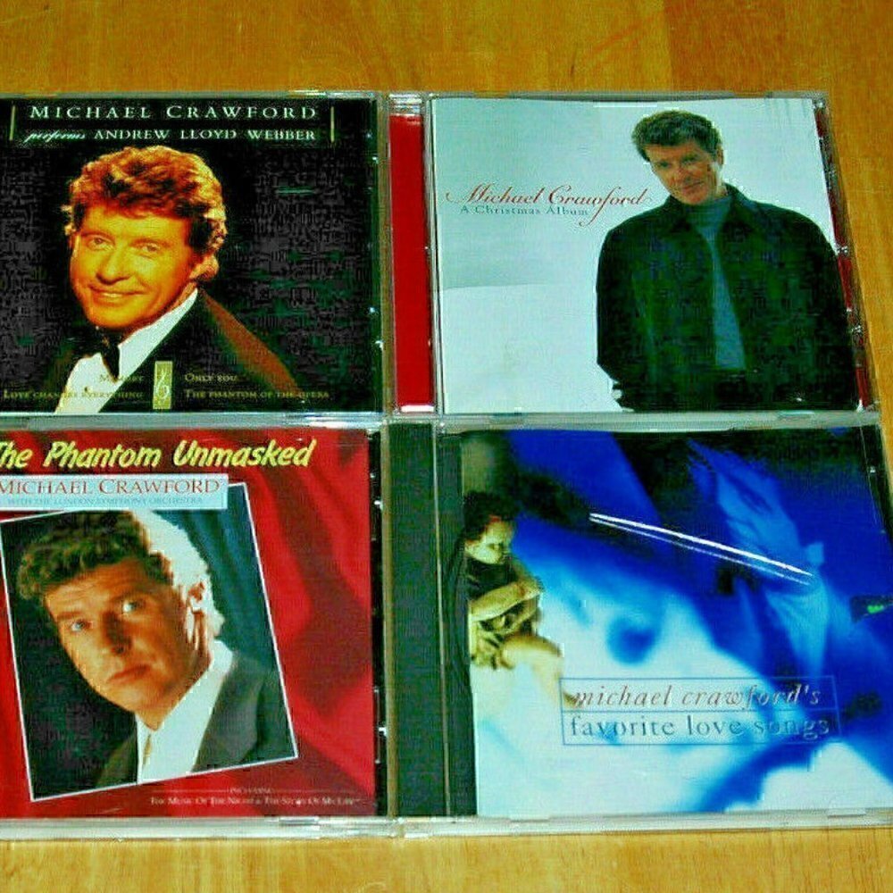 Michael Crawford 4 CD Lot Love Songs Christmas